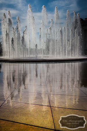 Bloch Fountain back lit