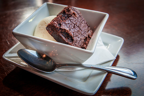 Radius Brewing - Ice cream and brownie