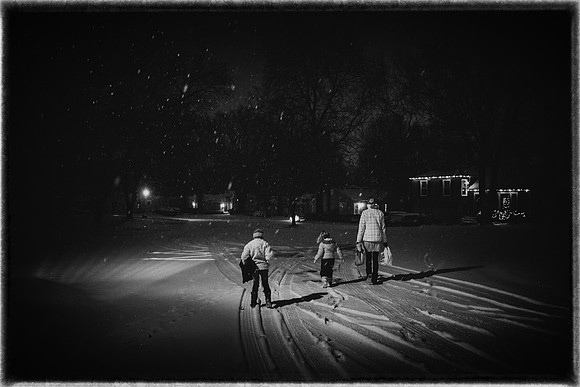 The Holiday Party Walk Home