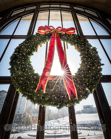 Wreath in Union Station Kansas City