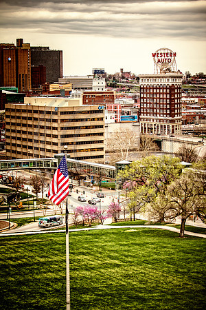 Spring and Old Glory - Western Auto