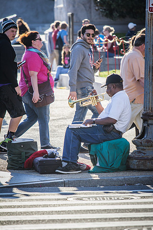 music on the street