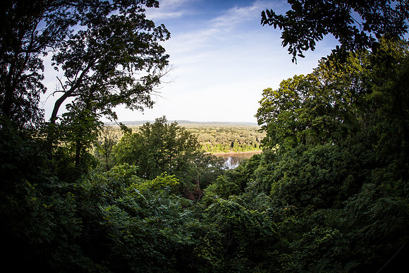Weston Mo - Lewis and Clark View over the Missouri