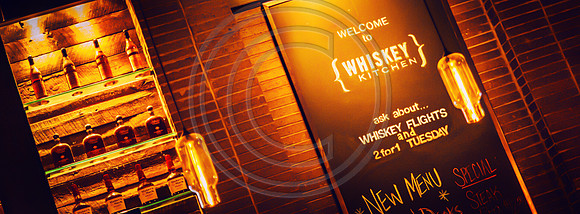 Banner for the back of the bar
