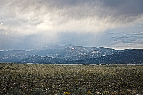 rain in the mountains