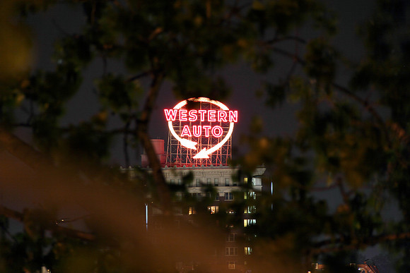 Western Auto in Spring Trees