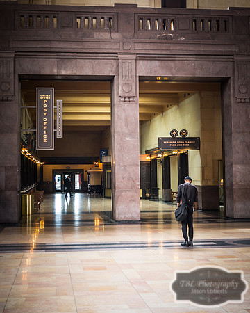 Waiting at the Mail - Union Station