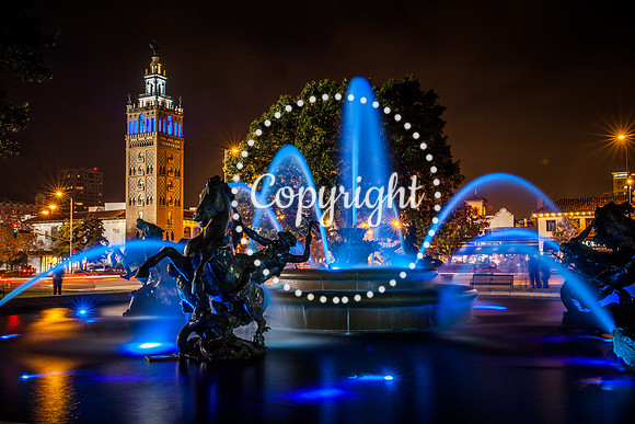 JC Nichols Fountain - Royal Blue