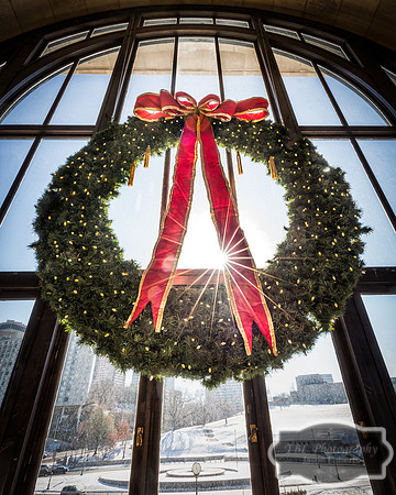 Wreath in Union Station Kansas City