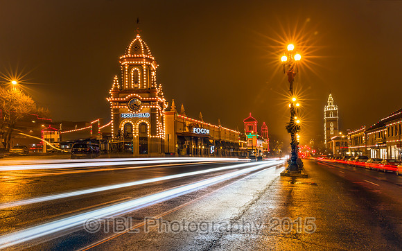 The Country Club Plaza Lights in the Fog