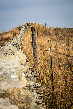 Stone Fence gives way to Barbed Wire