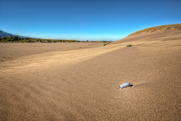 Mountain dew in the dunes
