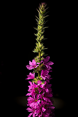 Purple in the neighbor’s yard