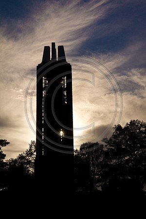 Bell Tower - Sunset dark side