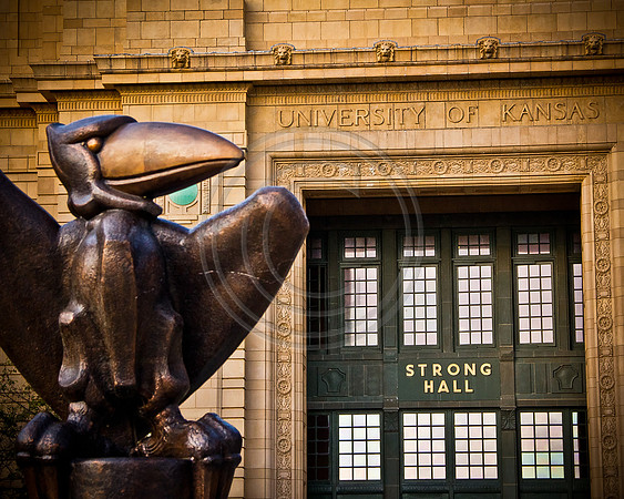 University of Kansas - Strong Hall close