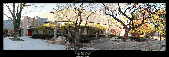 St Michael and All Angels east courtyard