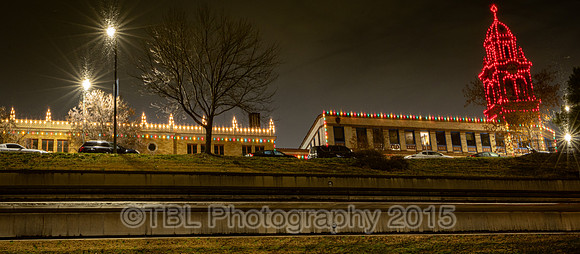 christmas lights downtown-15 Brush Creek Reflection
