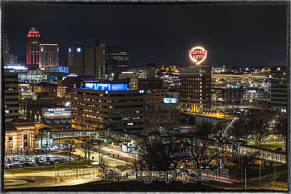 christmas lights downtown