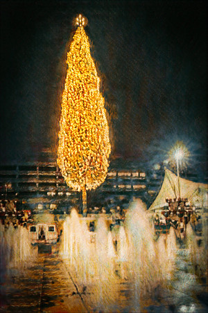 christmas lights downtown-5