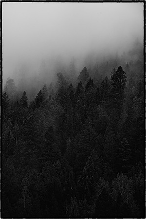Clouds on the mountains