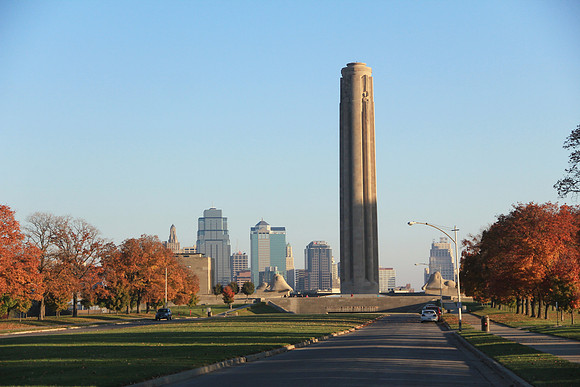 Liberty Memorial on Halloween