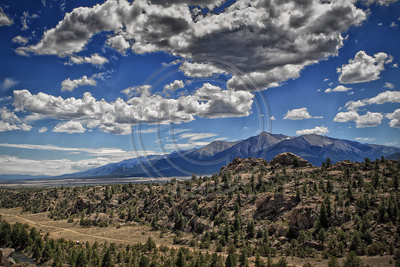 MT Princeton from the west