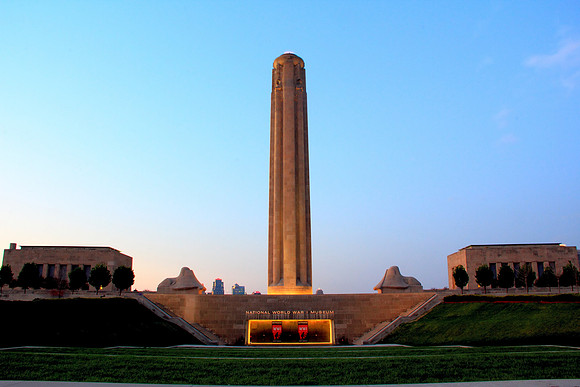Liberty Memorial at Dusk