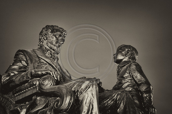 Abe and his son