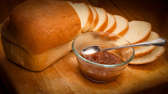 apple butter and bread