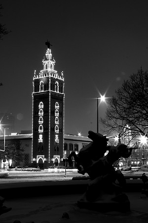 The lights of the Country Club Plaza