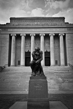 The Thinker at The Nelson Atkins