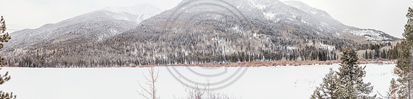 Christmas Alpine Lake Snow Storm 2