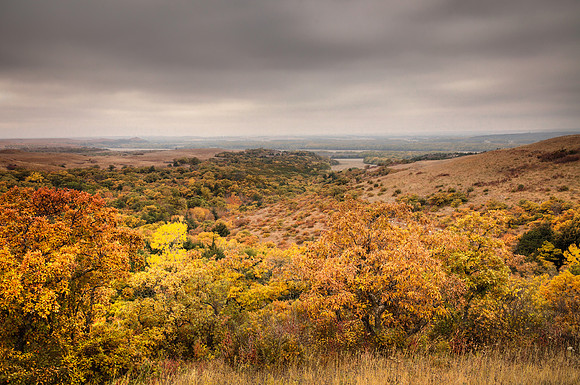 Overlook to the Konza Prairie