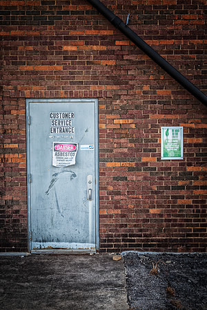 Asbestos Entrance